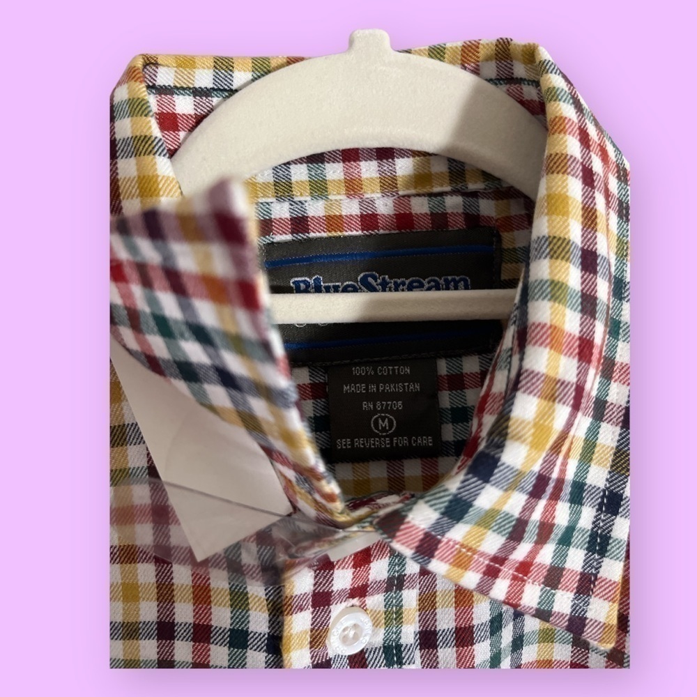 BLUESTREAM Outdoors lightweight flannel button down size M. NWT - Picture 3 of 3